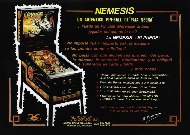 Dépliant pour Nemesis
