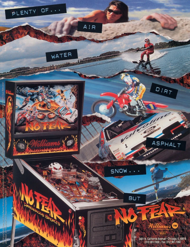 Flyer for No Fear: Dangerous Sports