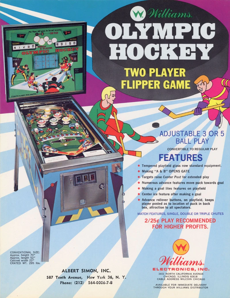 Flyer for Olympic Hockey
