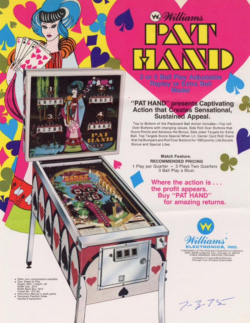 Flyer for Pat Hand