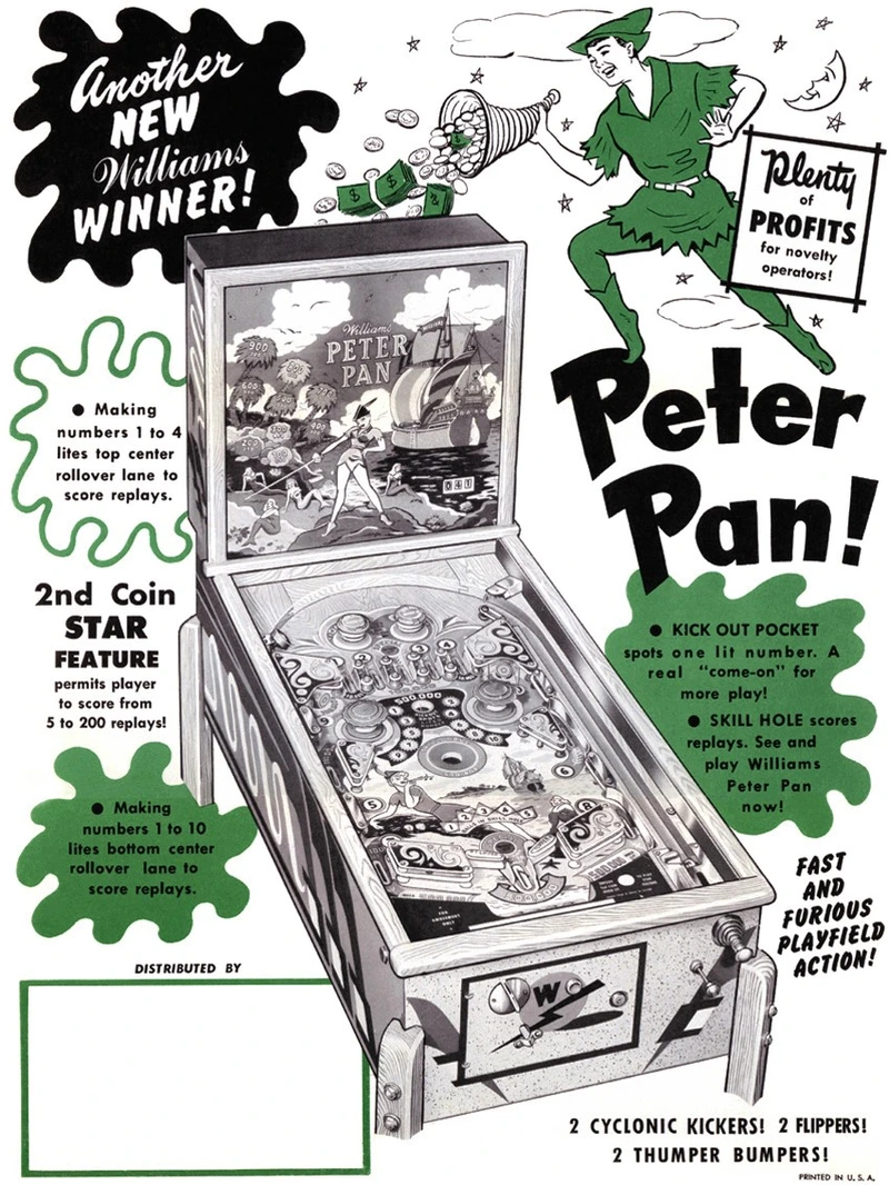 Dépliant pour Peter Pan