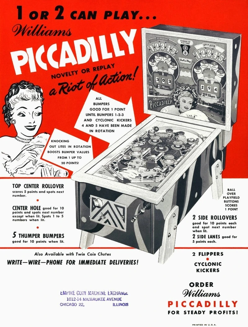 Flyer for Piccadilly