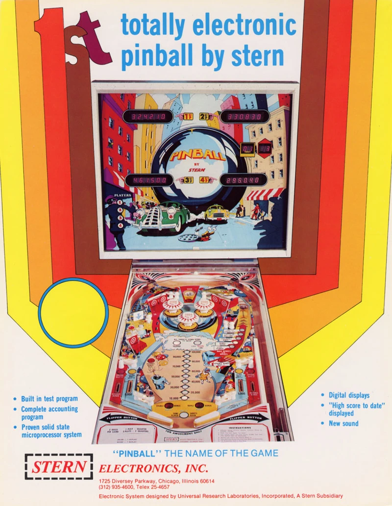 Flyer for Pinball