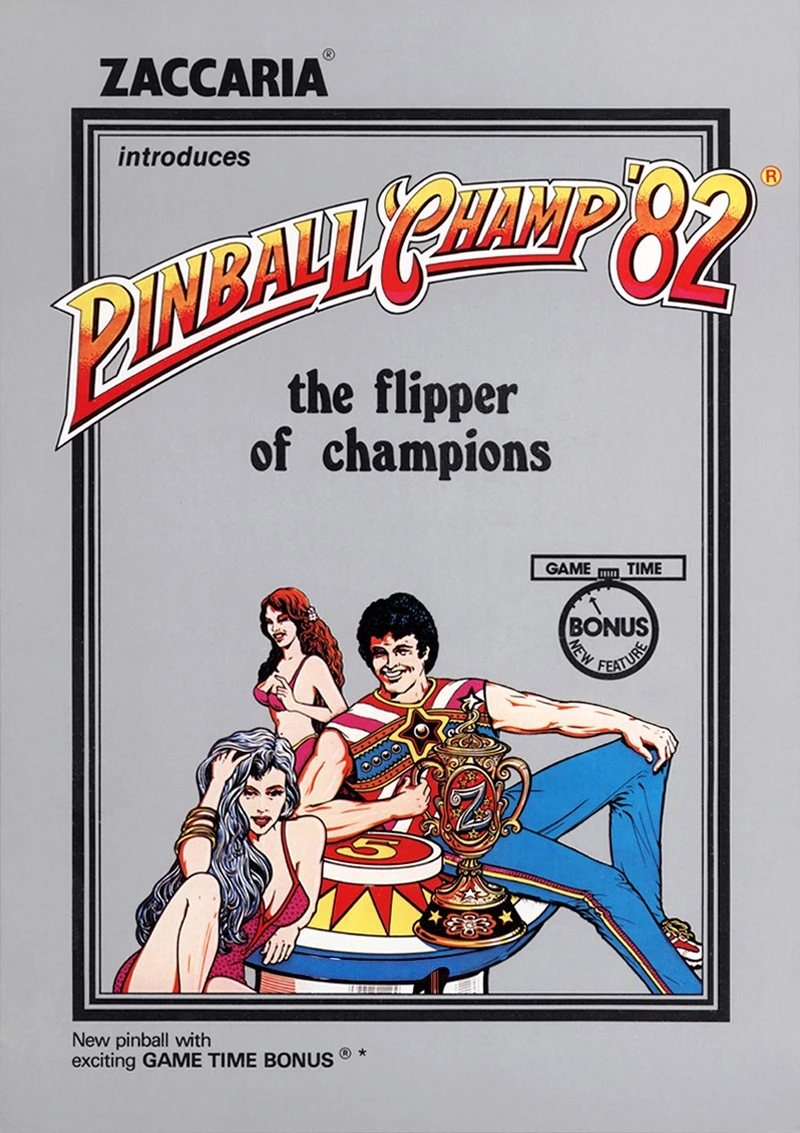 Flyer for Pinball Champ '82