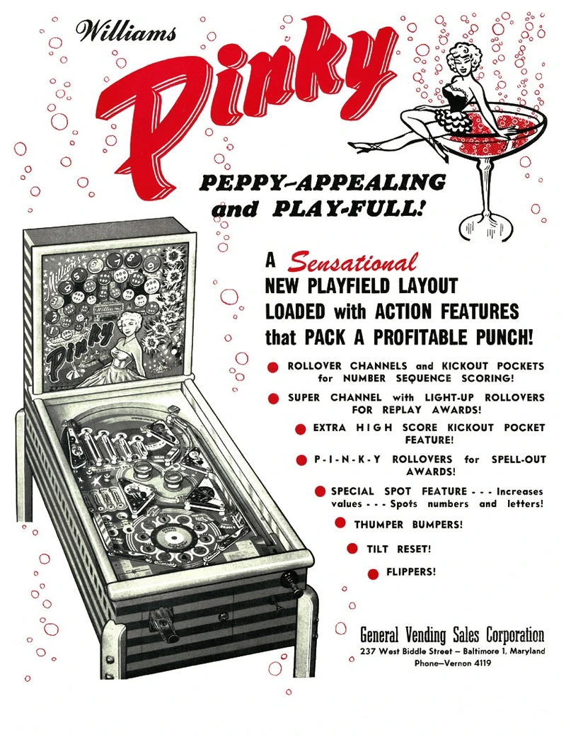 Dépliant pour Pinky
