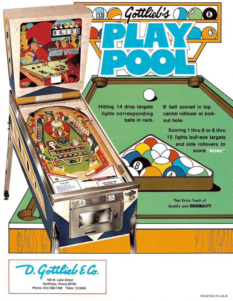 Dépliant pour Play Pool