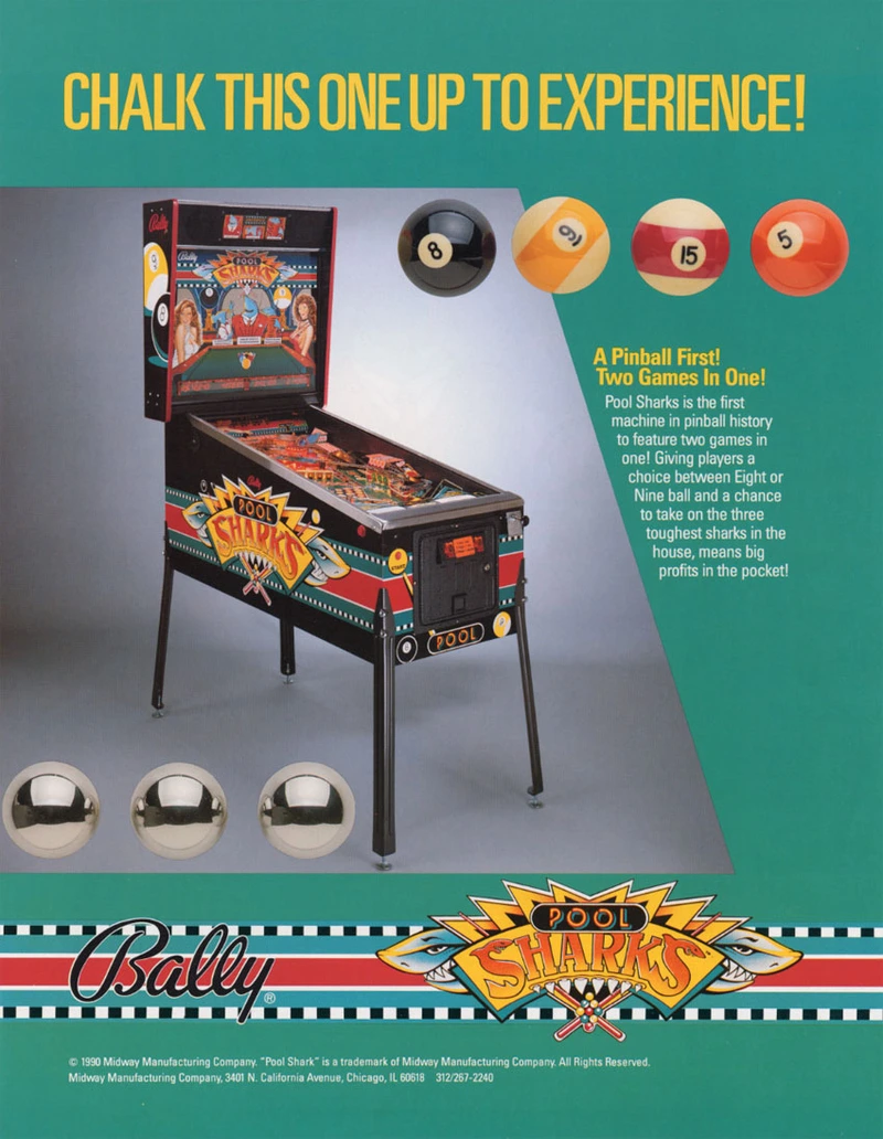 Flyer for Pool Sharks