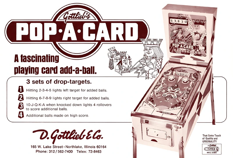 Dépliant pour Pop-A-Card