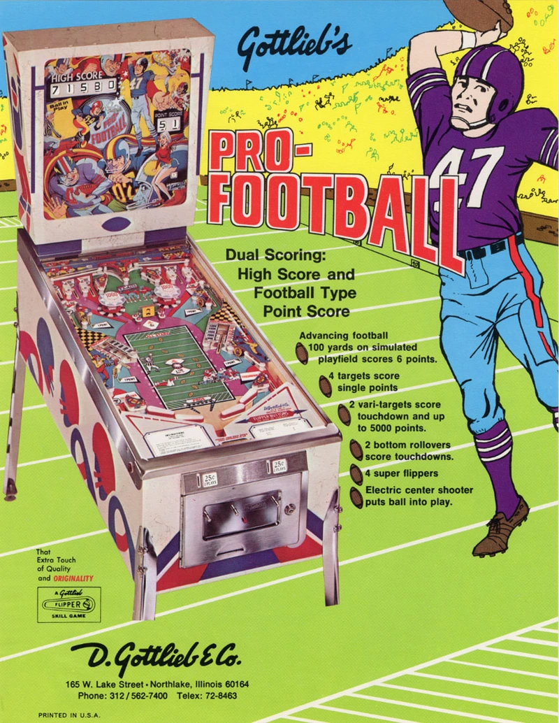 Flyer for Pro-Football
