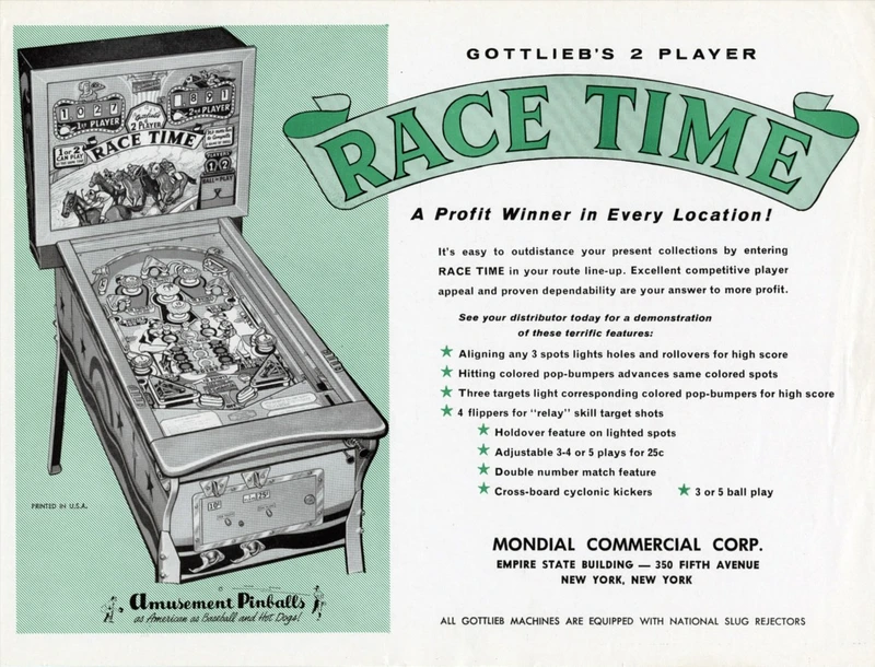 Dépliant pour Race Time