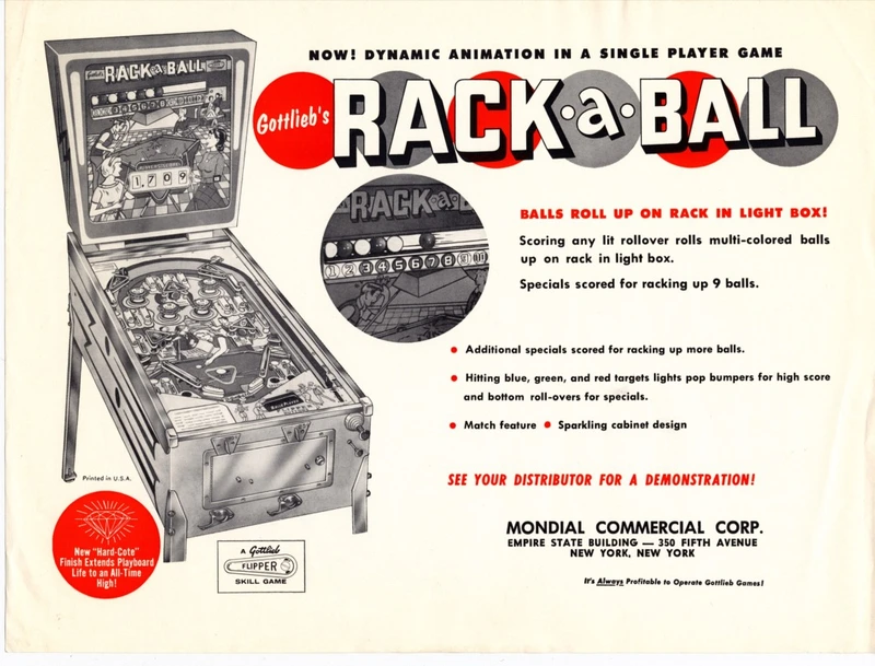 Flyer for Rack-A-Ball