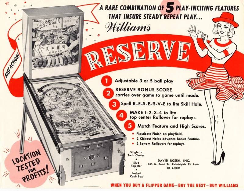 Dépliant pour Reserve