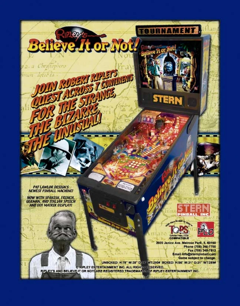 Flyer for Ripley's Believe It or Not!