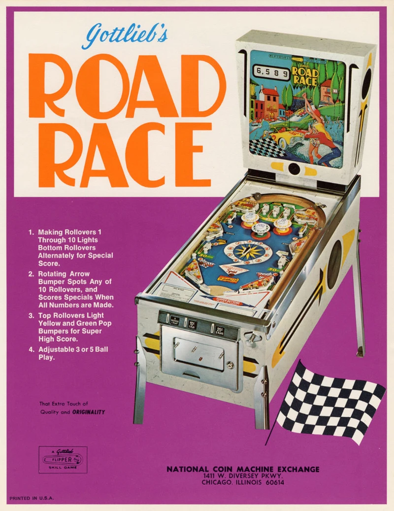 Dépliant pour Road Race