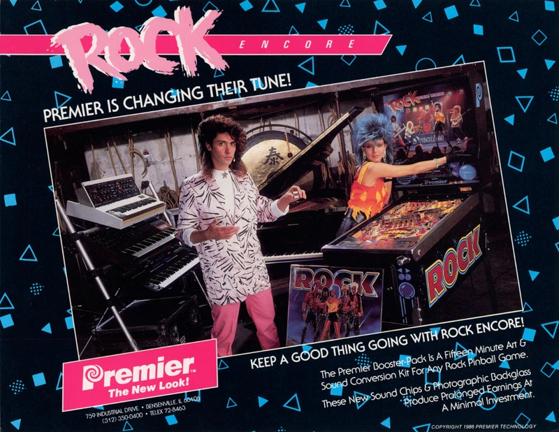 Flyer for Rock Encore