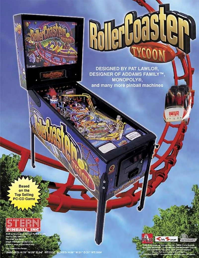 Flyer for RollerCoaster Tycoon