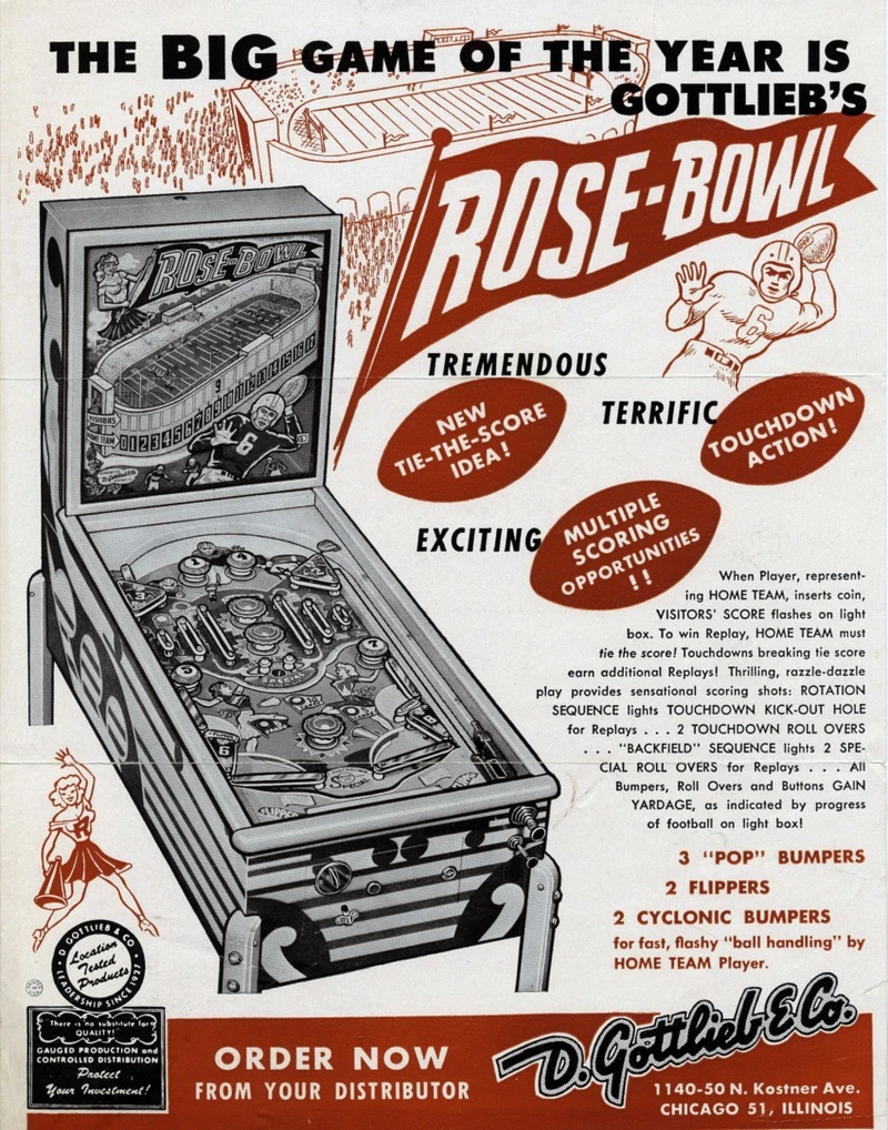 Flyer for Rose-Bowl