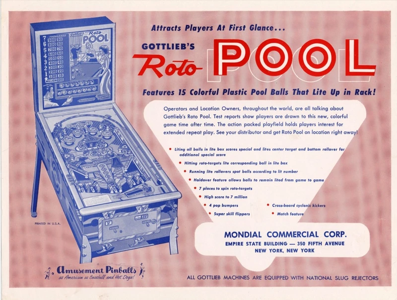 Flyer for Roto Pool