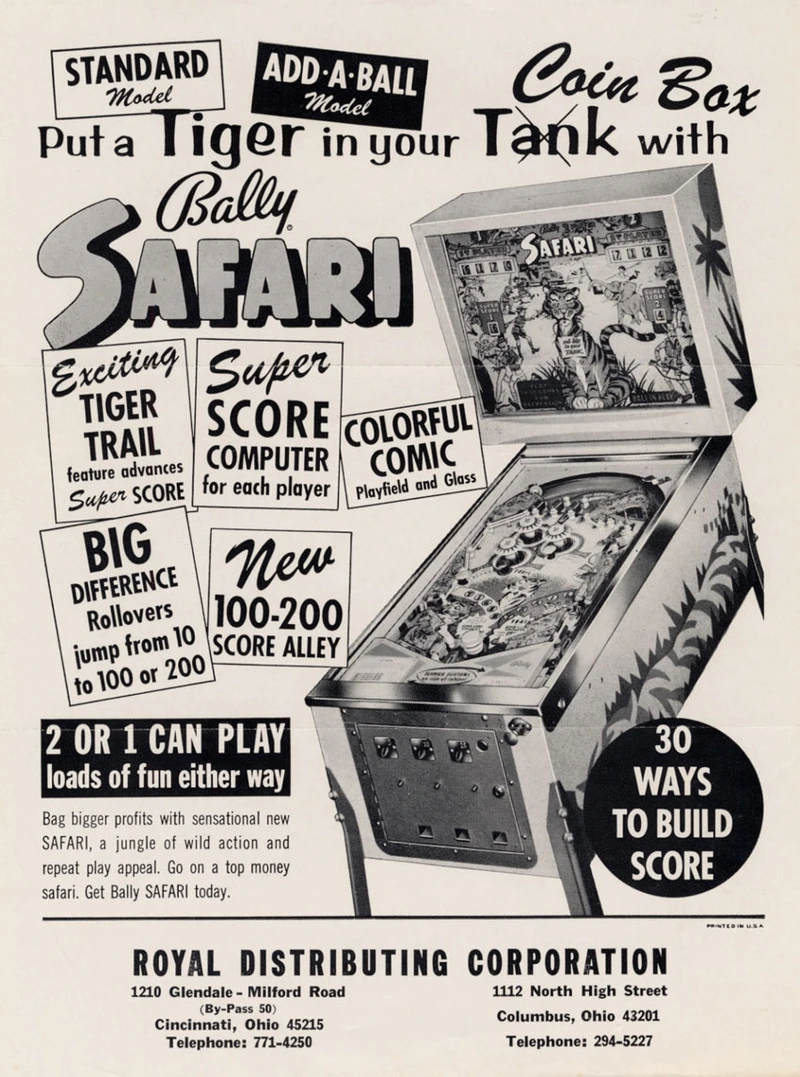 Dépliant pour Safari