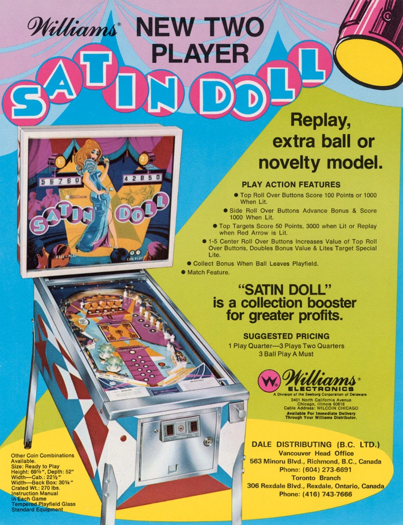 Flyer for Satin Doll