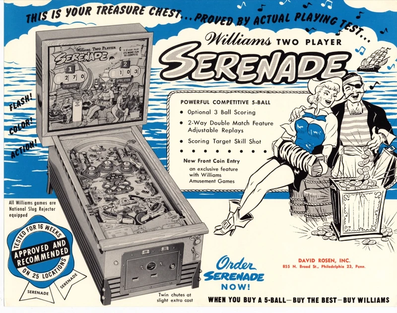 Flyer for Serenade