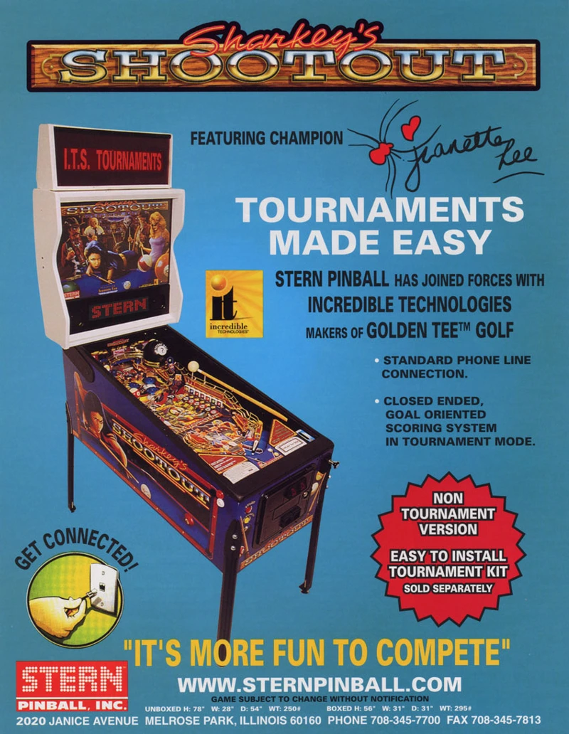 Flyer for Sharkey's Shootout
