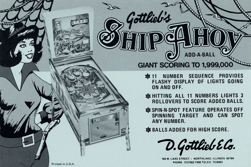 Dépliant pour Ship Ahoy