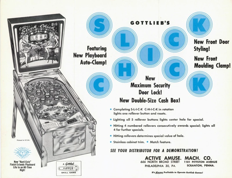 Flyer for Slick Chick