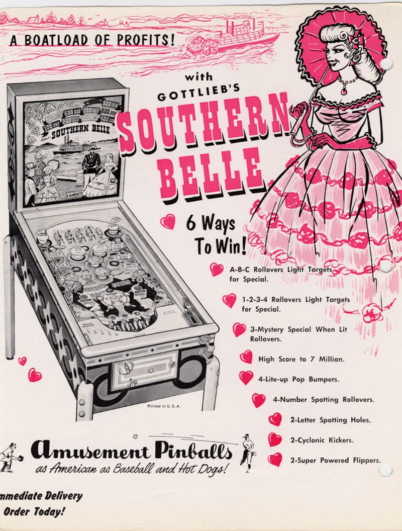 Flyer for Southern Belle
