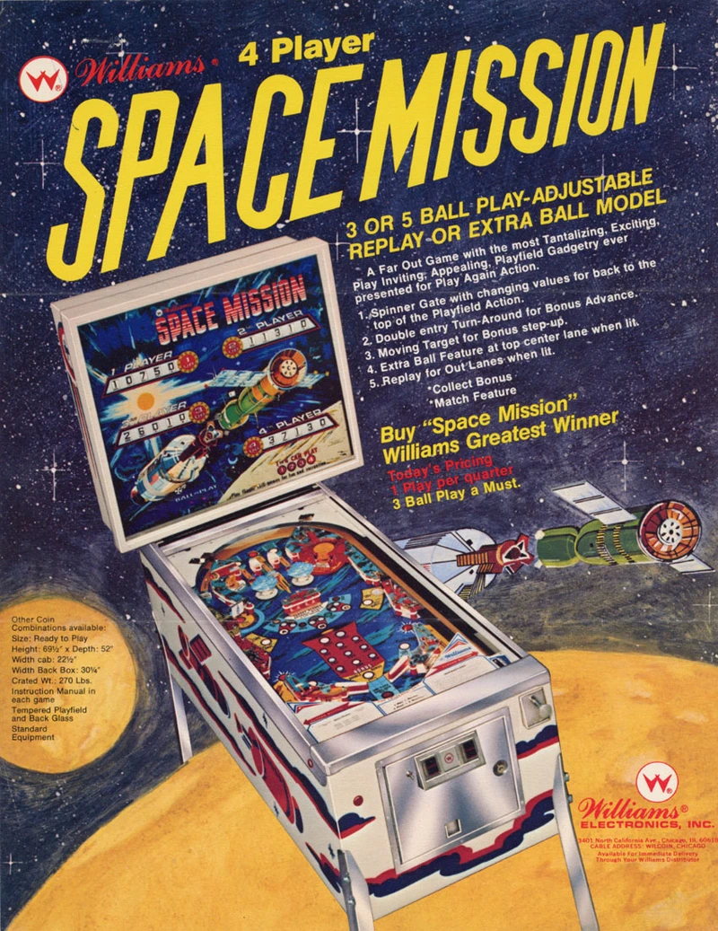 Dépliant pour Space Mission