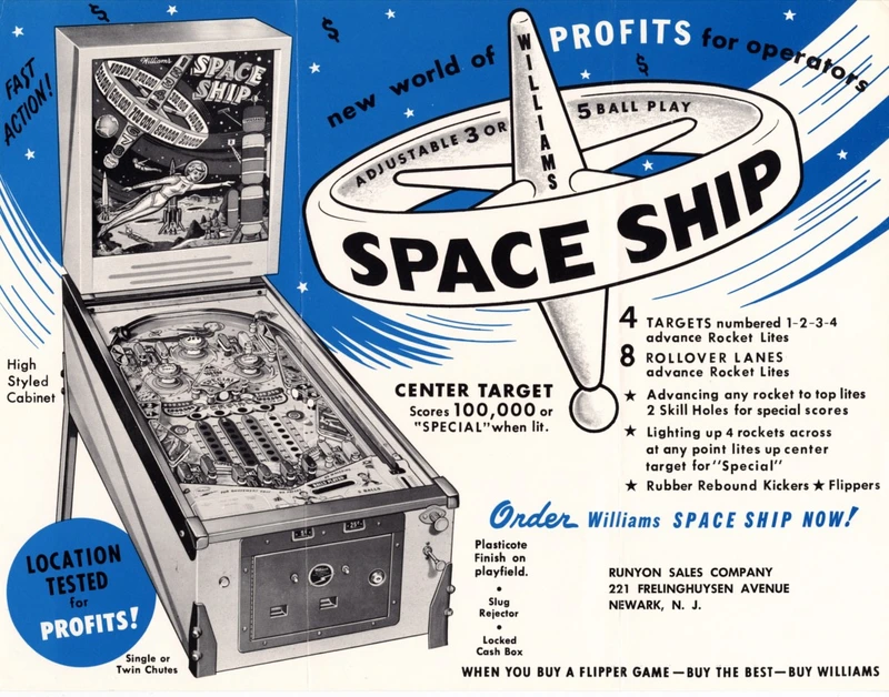 Dépliant pour Space Ship