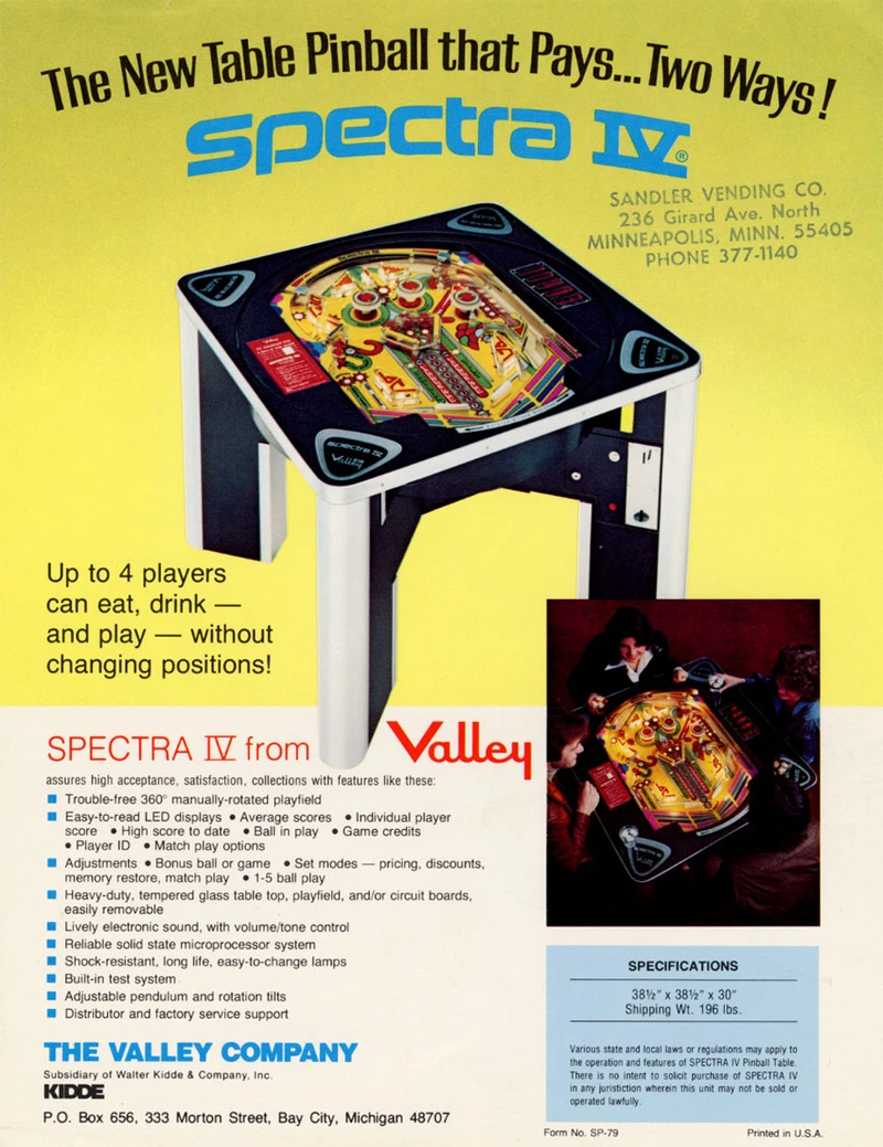 Flyer for Spectra IV