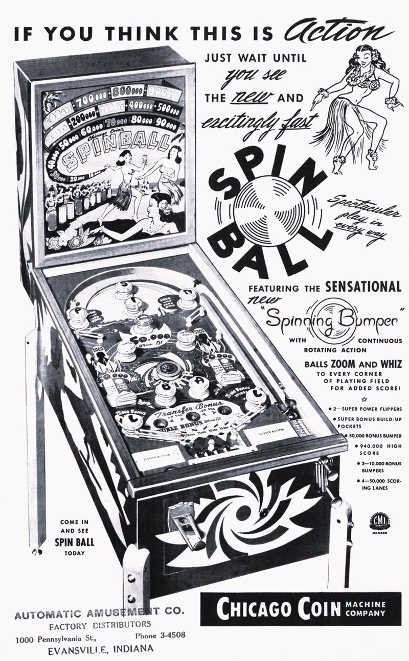 Flyer for Spinball