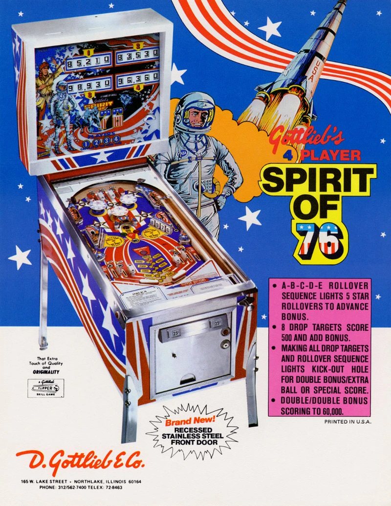 Flyer for Spirit of 76