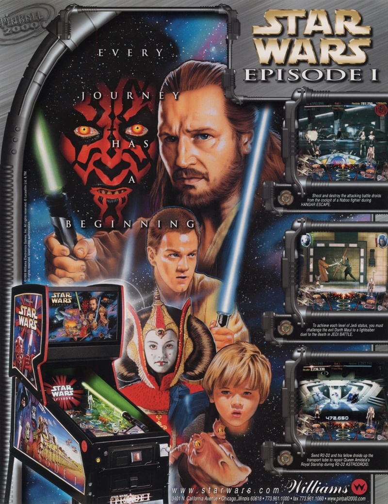 Flyer for Star Wars Episode I