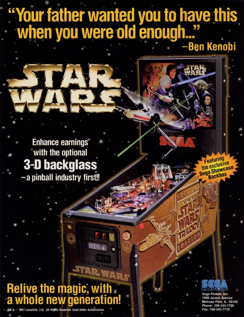 Flyer for Star Wars Trilogy
