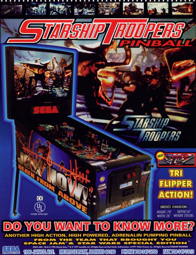 Flyer for Starship Troopers