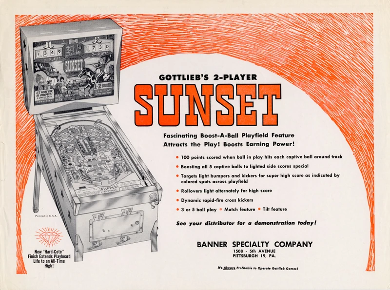 Dépliant pour Sunset
