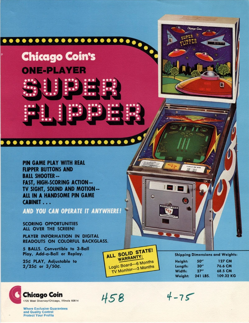Flyer for Super Flipper