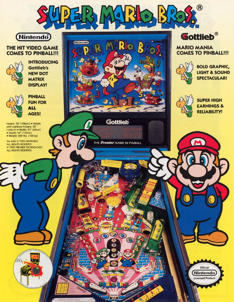 Flyer for Super Mario Bros.