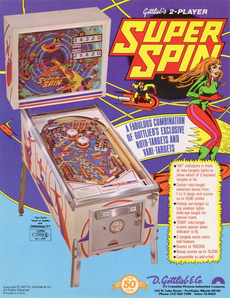 Flyer for Super Spin
