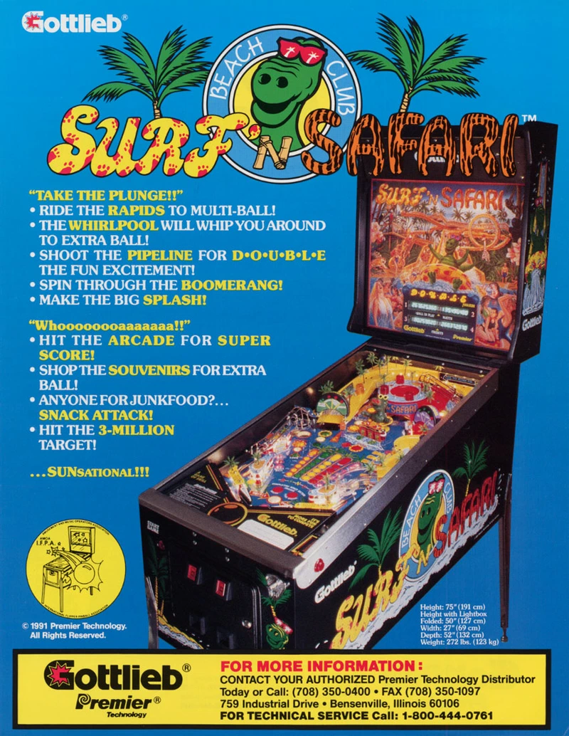 Flyer for Surf 'n Safari