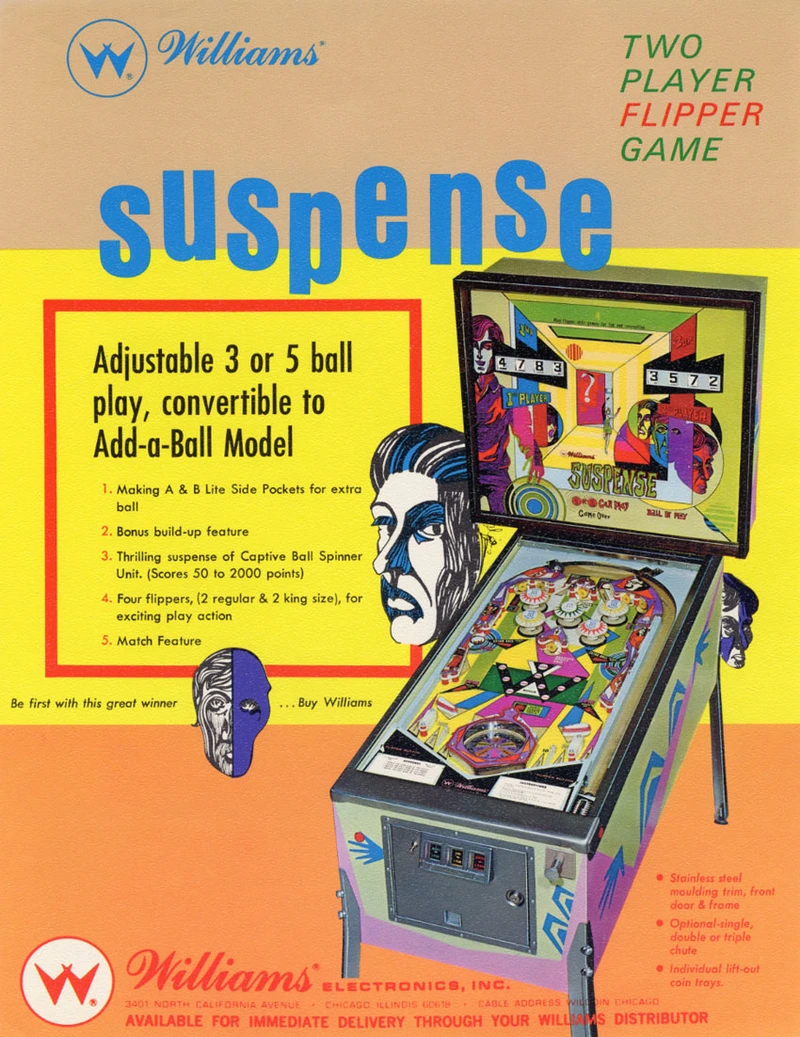 Dépliant pour Suspense