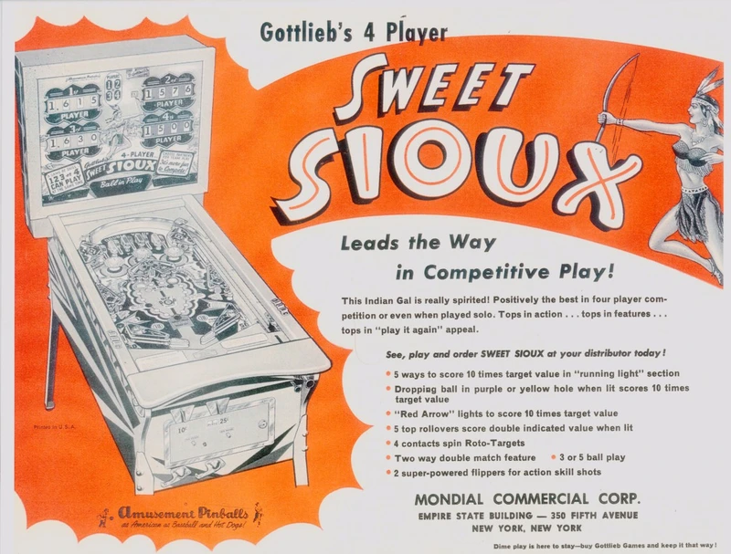Dépliant pour Sweet Sioux