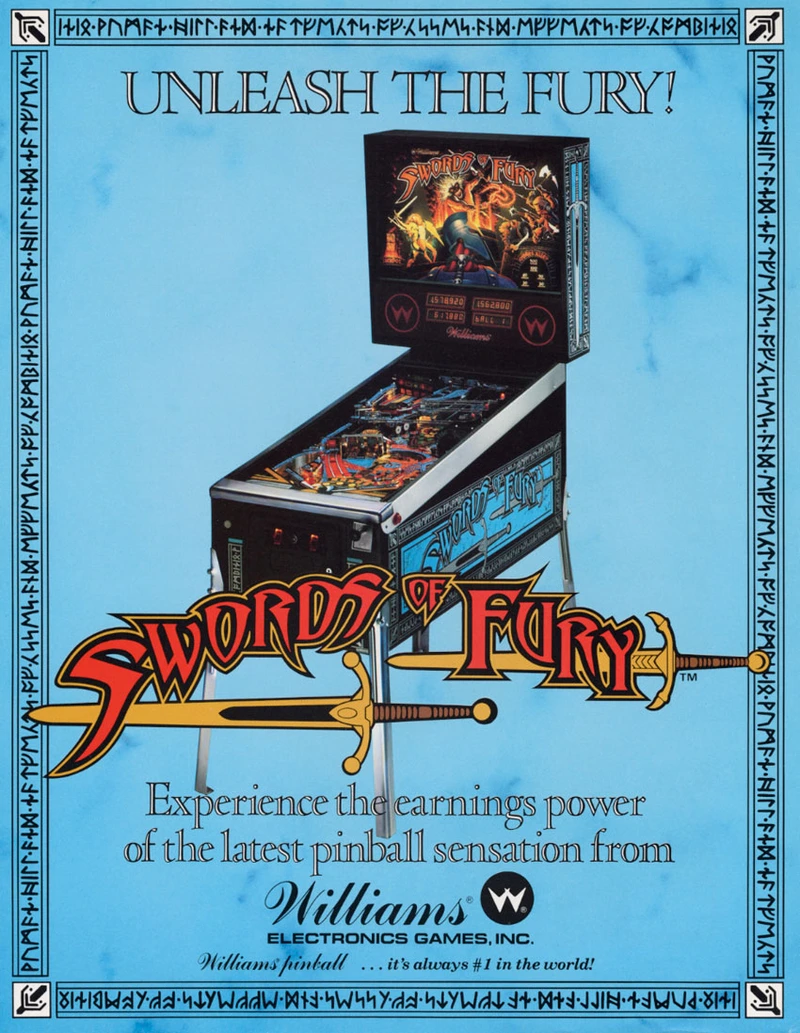 Flyer for Swords of Fury