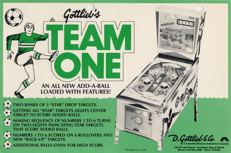 Flyer for Team One
