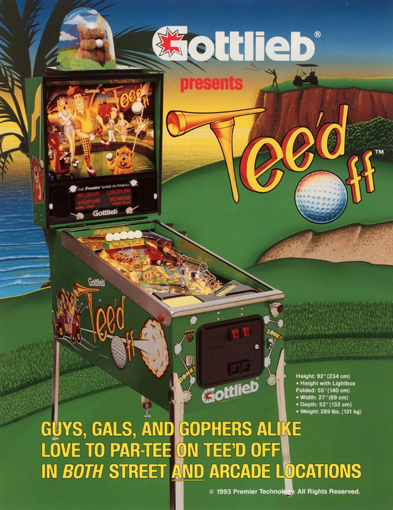 Flyer for Tee'd Off