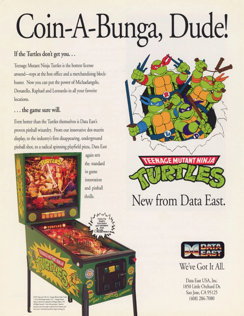 Flyer for Teenage Mutant Ninja Turtles
