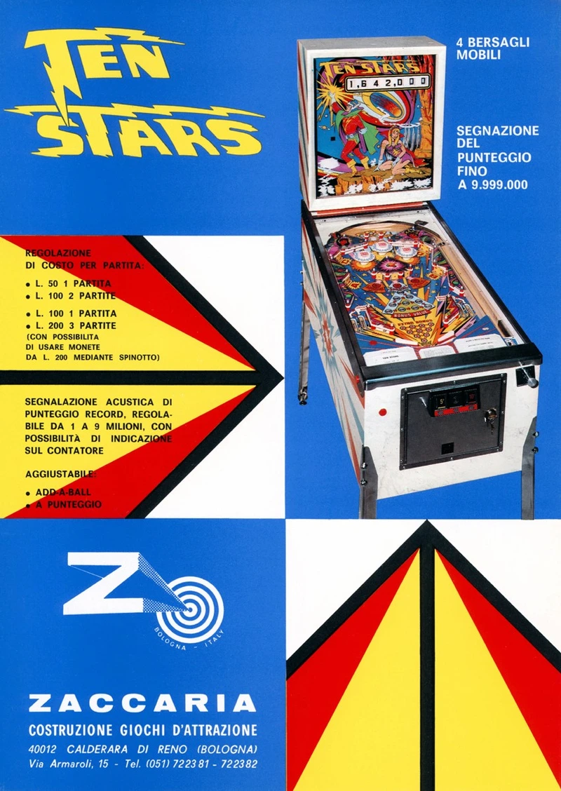 Dépliant pour Ten Stars
