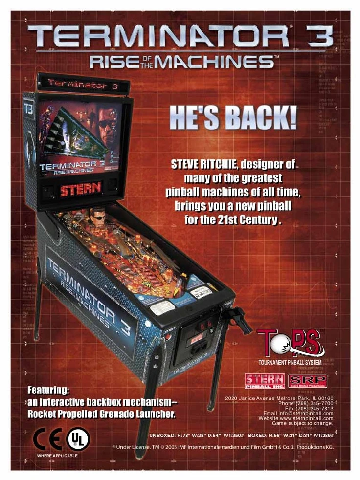 Flyer for Terminator 3: Rise of the Machines